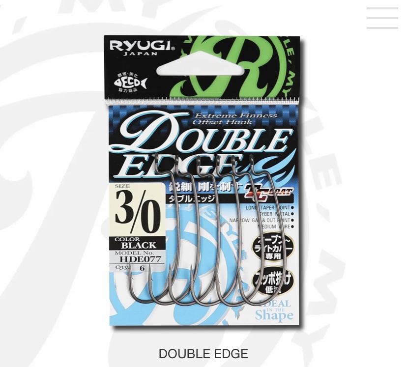 ダブルエッジ リューギ に5 0サイズと2サイズが新しく追加 5 0サイズを待っていました Kohoku Fishing Com